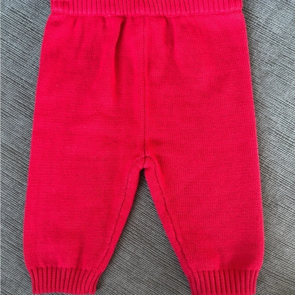 NWt Edgehill Collection newborn Boy Round Neck Long Sleeve Fairisle sweater set
